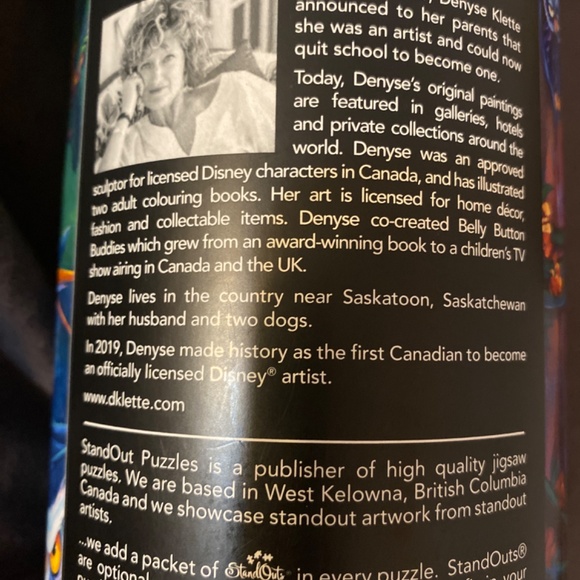 Standout Canadian art/artist 750 pc puzzle NWOT - Picture 6 of 9